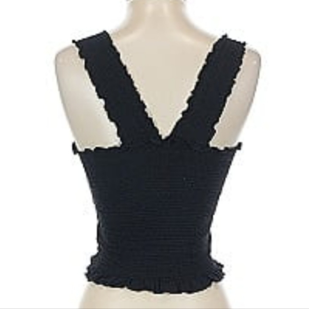 L.A. HEARTS Textured Black Top🧿